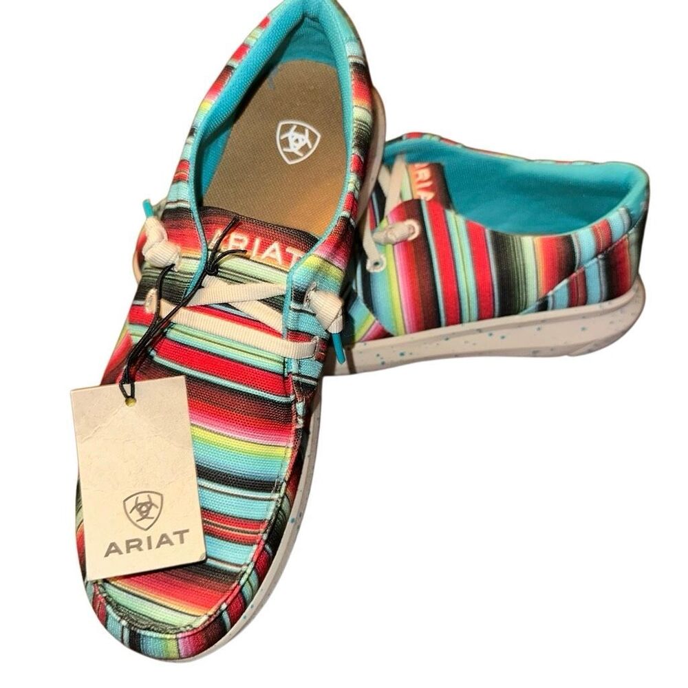 Ariat Hilo Serape Southwestern FLX Foam Moc Toe Shoes Womens 7.5 NEW - Picture 5 of 9